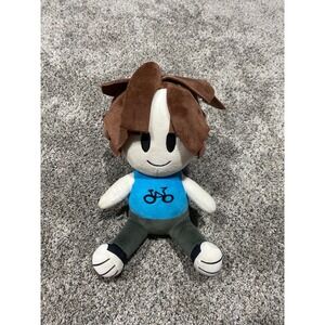 Roblox Myusernamesthis Bacon Hair Plush Toy Blue Bicycle Shirt YouTuber Merch